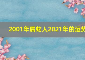 2001年属蛇人2021年的运势