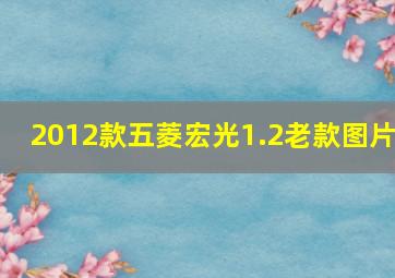 2012款五菱宏光1.2老款图片