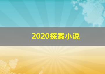 2020探案小说