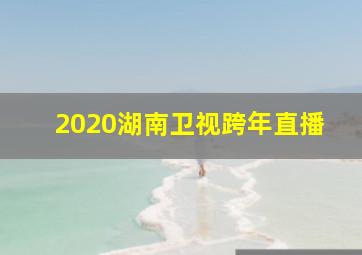 2020湖南卫视跨年直播