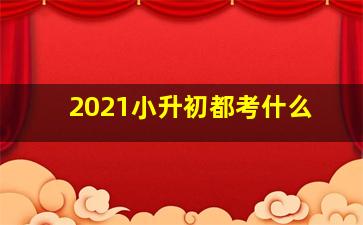 2021小升初都考什么