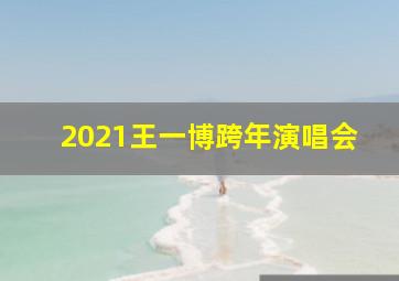 2021王一博跨年演唱会