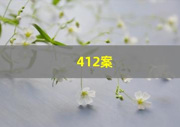 412案