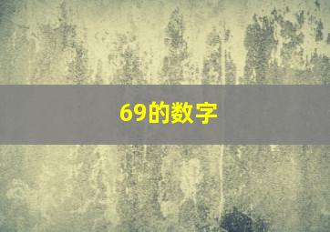 69的数字