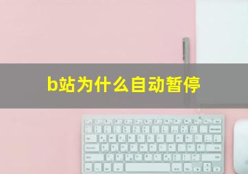 b站为什么自动暂停