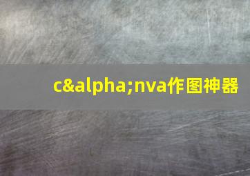 cαnva作图神器