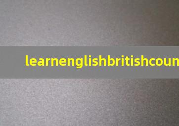 learnenglishbritishcouncilorg