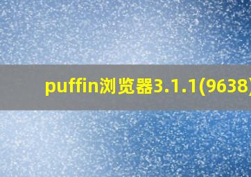 puffin浏览器3.1.1(9638)