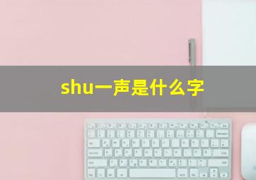 shu一声是什么字