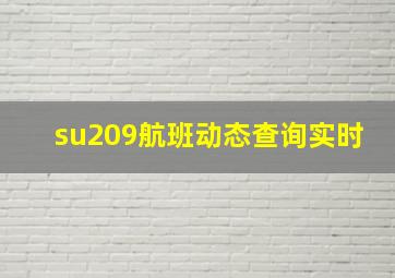 su209航班动态查询实时