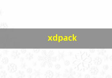 xdpack