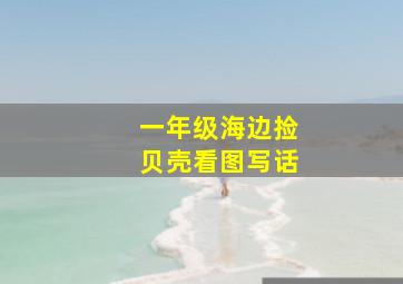 一年级海边捡贝壳看图写话