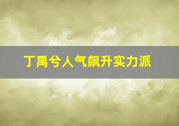 丁禹兮人气飙升实力派