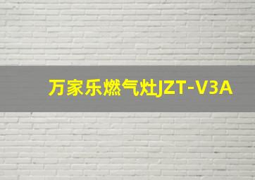 万家乐燃气灶JZT-V3A