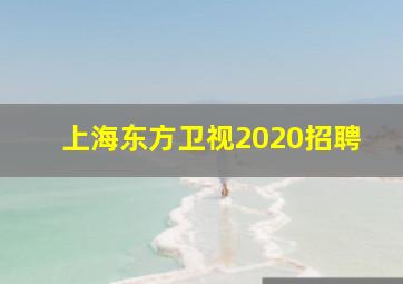 上海东方卫视2020招聘