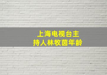 上海电视台主持人林牧茵年龄