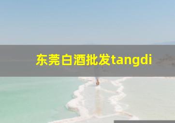 东莞白酒批发tangdi