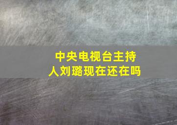 中央电视台主持人刘璐现在还在吗