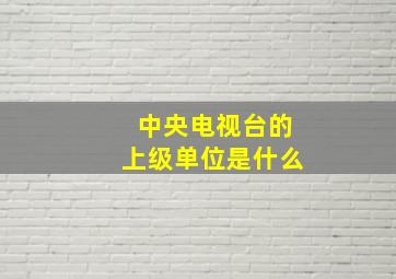 中央电视台的上级单位是什么