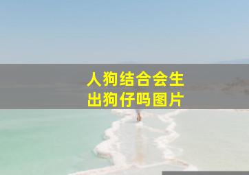 人狗结合会生出狗仔吗图片