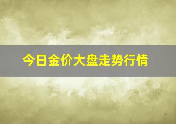 今日金价大盘走势行情