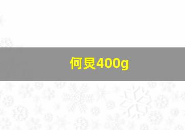 何炅400g