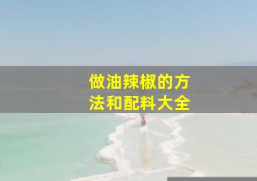 做油辣椒的方法和配料大全