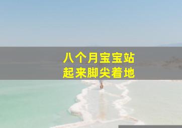 八个月宝宝站起来脚尖着地