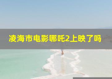 凌海市电影哪吒2上映了吗