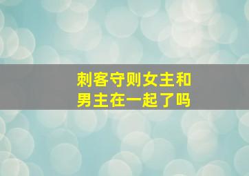 刺客守则女主和男主在一起了吗