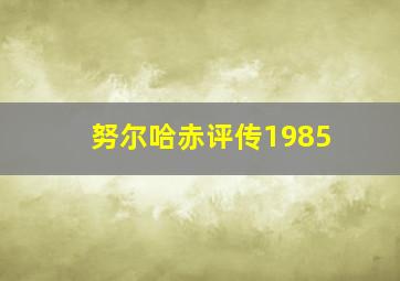 努尔哈赤评传1985