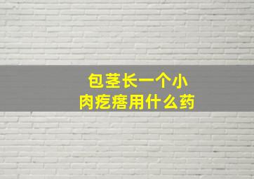 包茎长一个小肉疙瘩用什么药