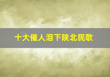 十大催人泪下陕北民歌