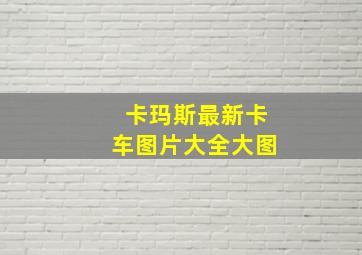 卡玛斯最新卡车图片大全大图