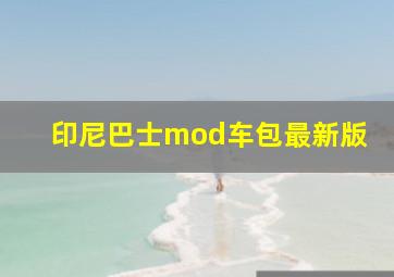 印尼巴士mod车包最新版