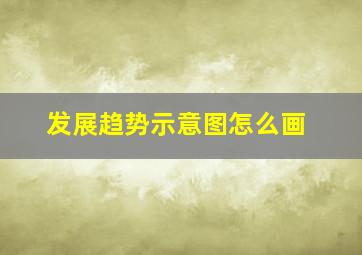 发展趋势示意图怎么画