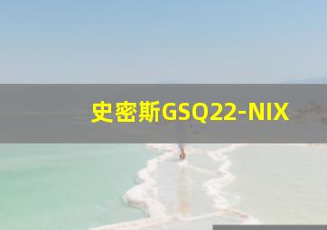 史密斯GSQ22-NIX