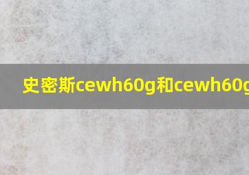 史密斯cewh60g和cewh60gs区别