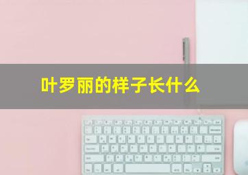 叶罗丽的样子长什么