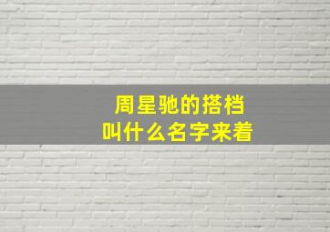 周星驰的搭档叫什么名字来着