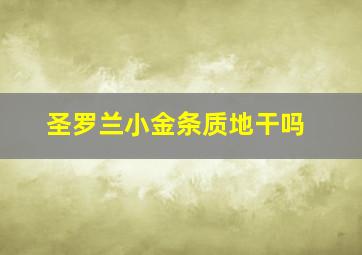 圣罗兰小金条质地干吗