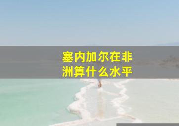 塞内加尔在非洲算什么水平