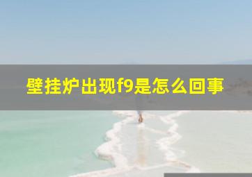 壁挂炉出现f9是怎么回事