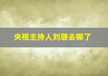 央视主持人刘璐去哪了