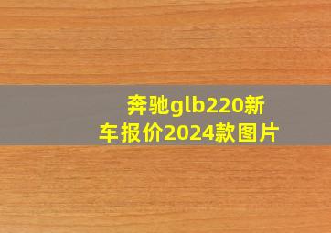 奔驰glb220新车报价2024款图片