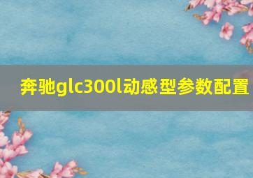 奔驰glc300l动感型参数配置