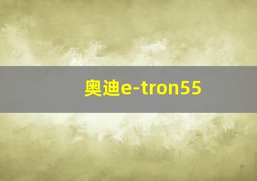 奥迪e-tron55