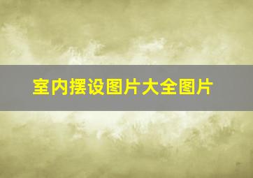 室内摆设图片大全图片