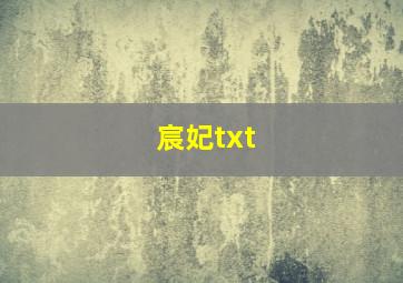 宸妃txt