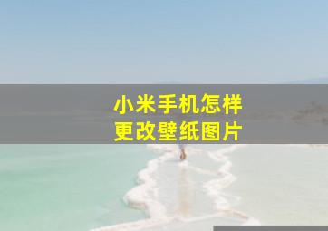 小米手机怎样更改壁纸图片